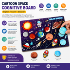 Solar System Wooden Peg Puzzle for Kids