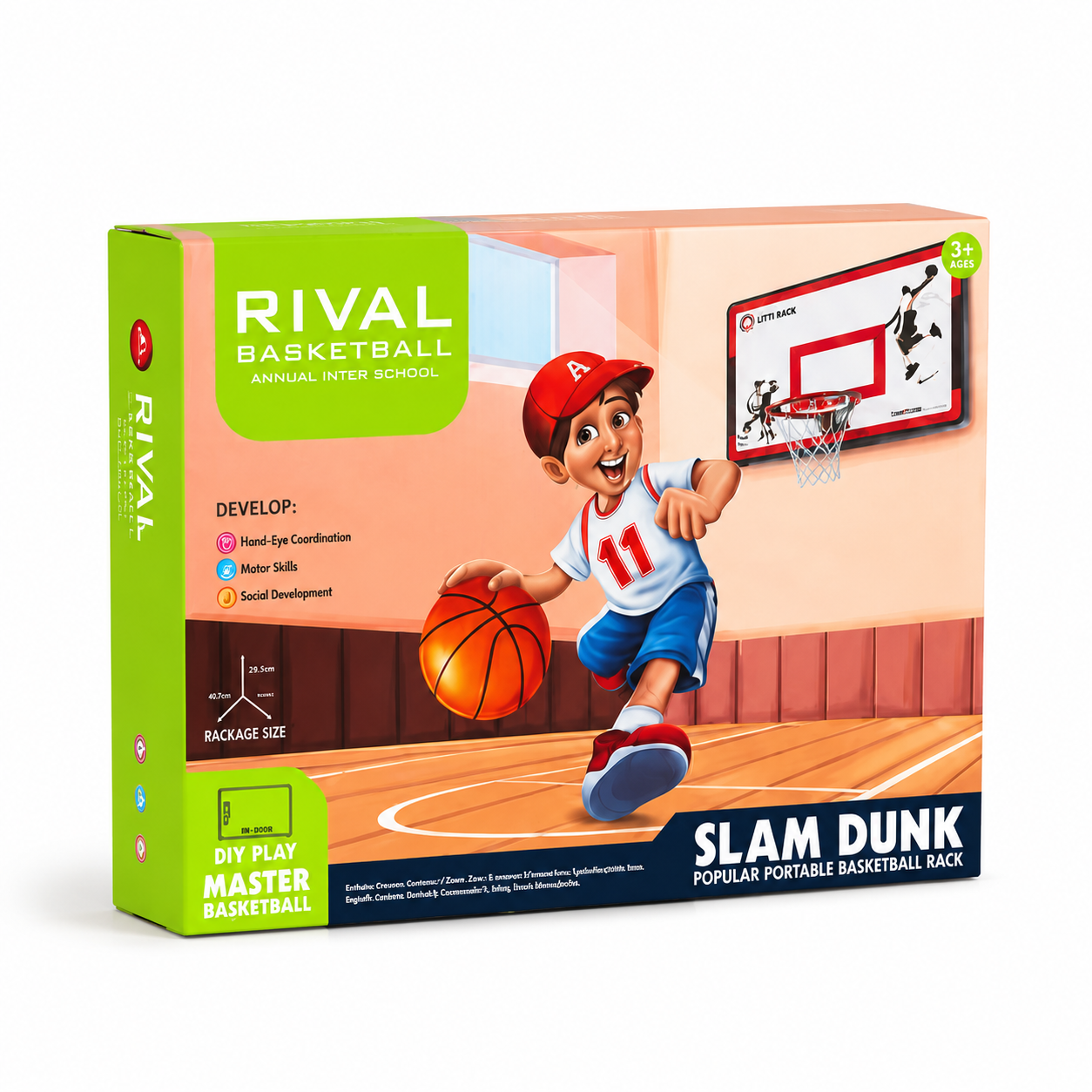 Rival Basketball Slam Dunk Set