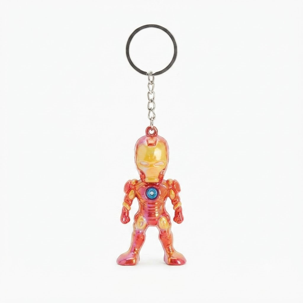 Superhero & Space Astronaut Cartoon Keychain