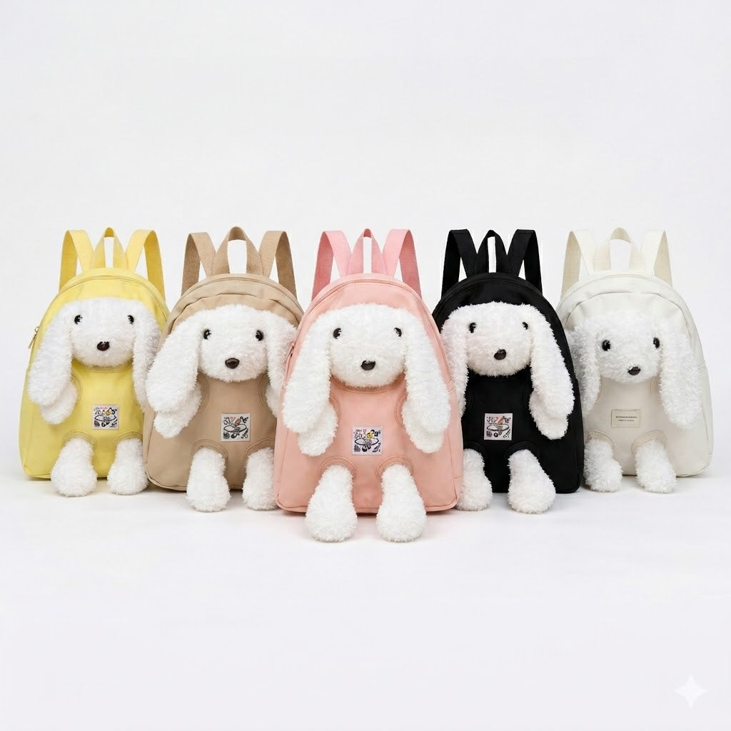 Cute Bunny Plush Backpack