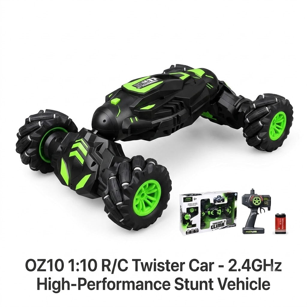 OZ9 1:10 R/C Twister Stunt Car – 4WD Remote Control