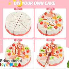 DIY Lighting Birthday Party Cake for Pretend Play – 83 pieces