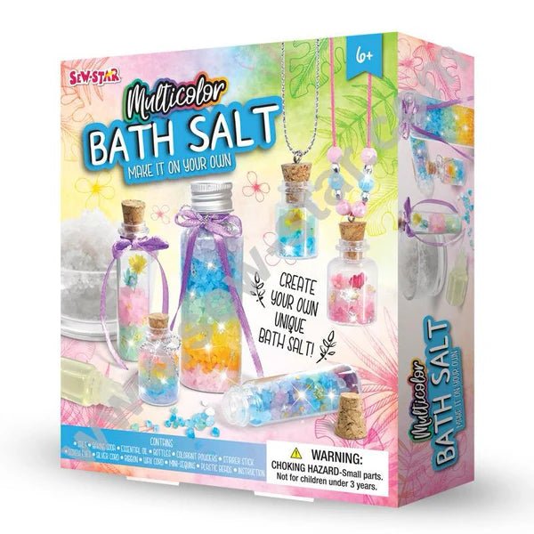 DIY Multicolor Bath Salt - JustForKids
