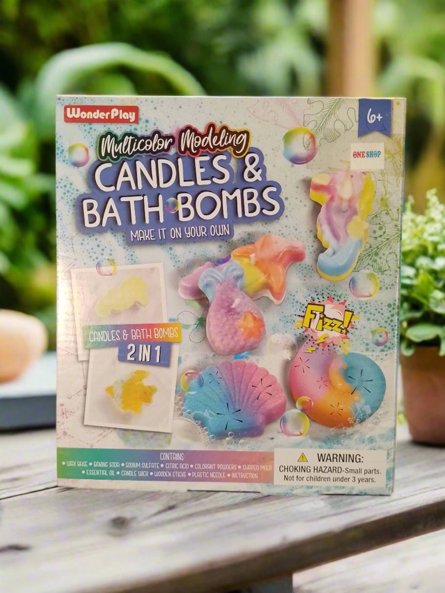 DIY Multicolor Modeling Candles and Bath Bombs - JustForKids