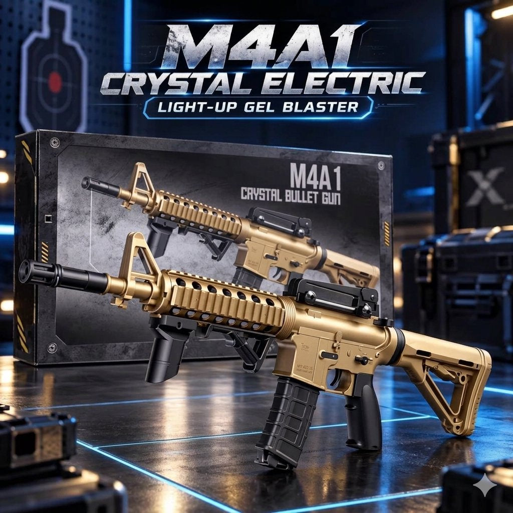 M4A1 Crystal Electric Light-Up Gel Blaster – Fun Shooting