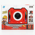 Fire-Fighting Series Portable Music & Light Garage Storage Toy for Kids