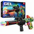 Electric Gel Ball Blaster Gun with LED Lights, Water Spray & Rechargeable Battery