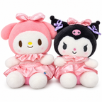 My Melody & Kuromi Plush Dolls – Pink Dress