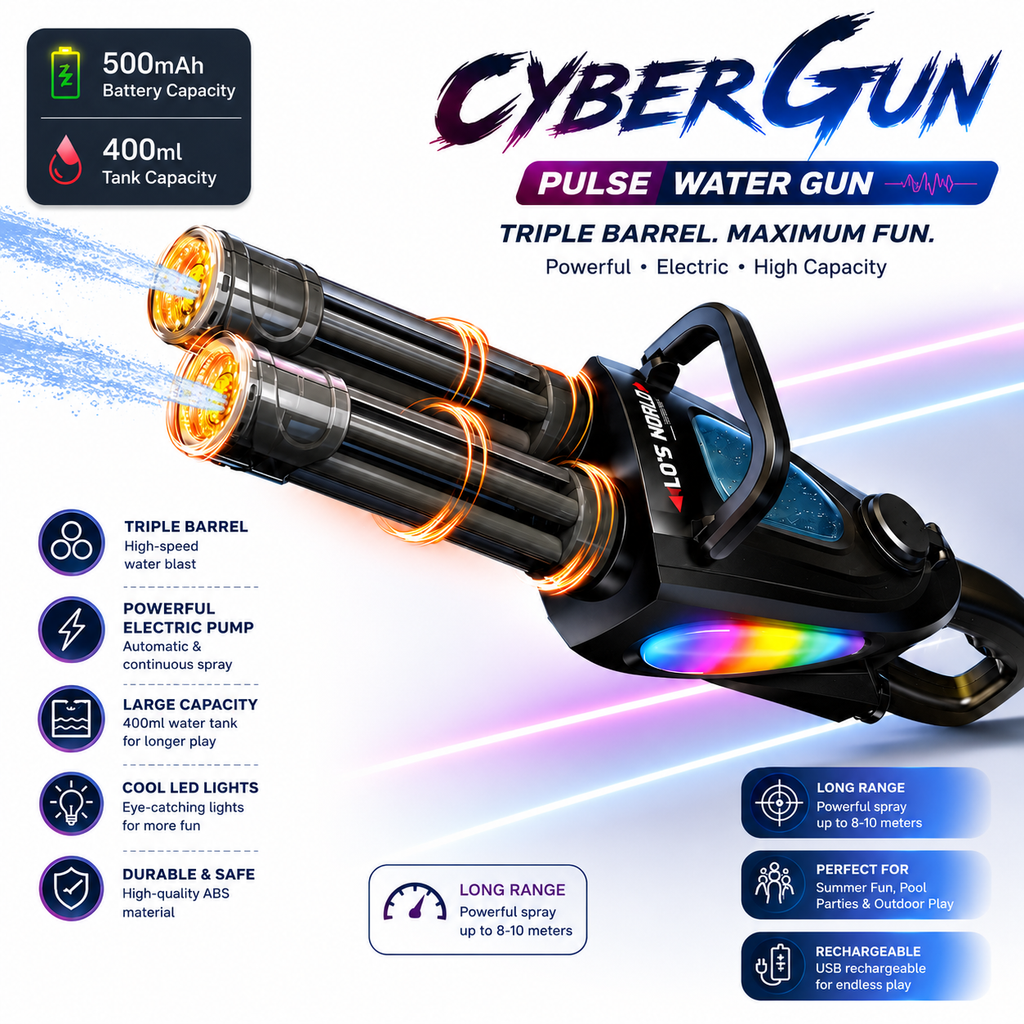 CyberGun Pulse Electric Water Gun for Kids