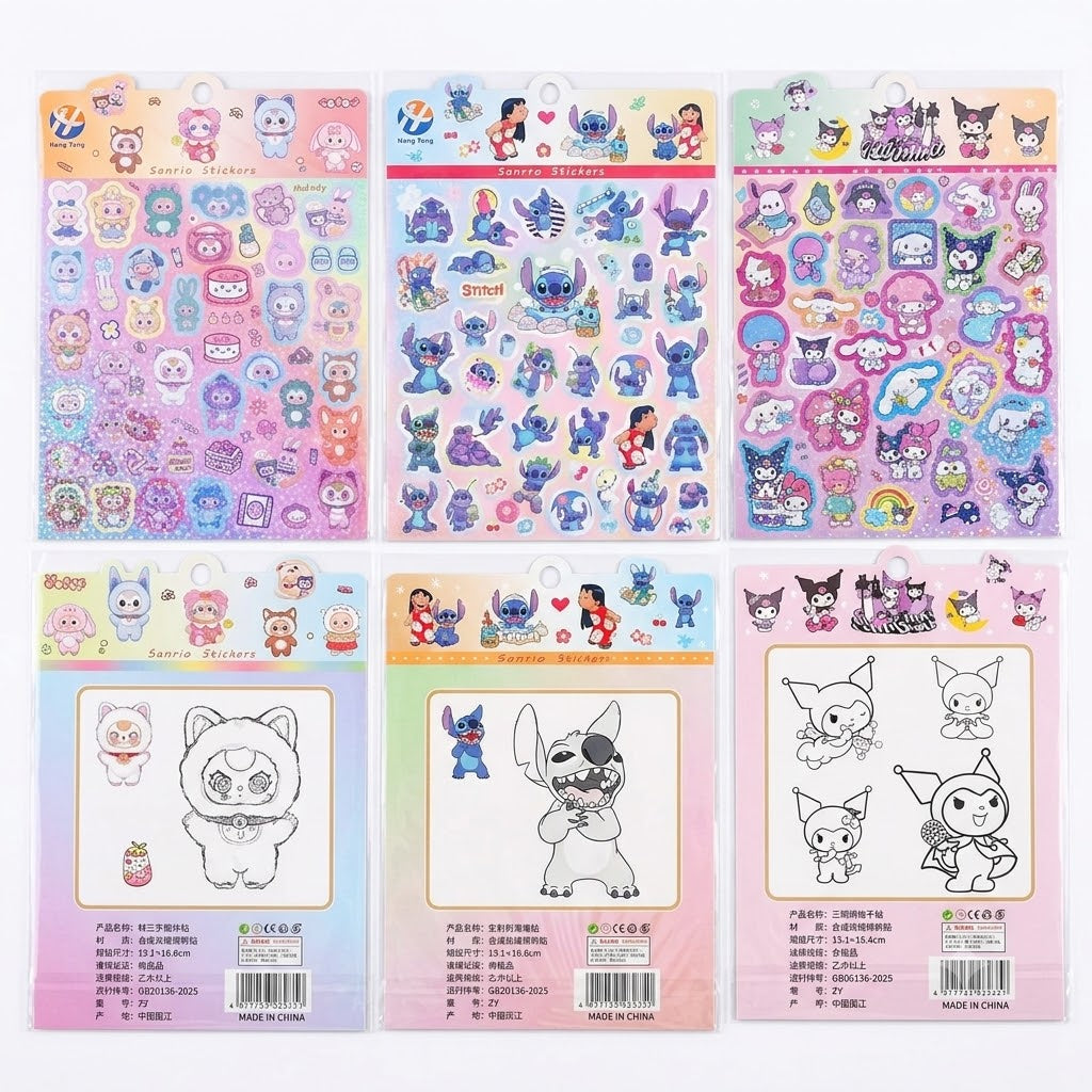 Sanrio Stickers Set - Assorted Design