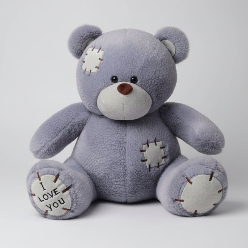 Premium Soft Plush Patch Teddy Bear Toy – JustForKids