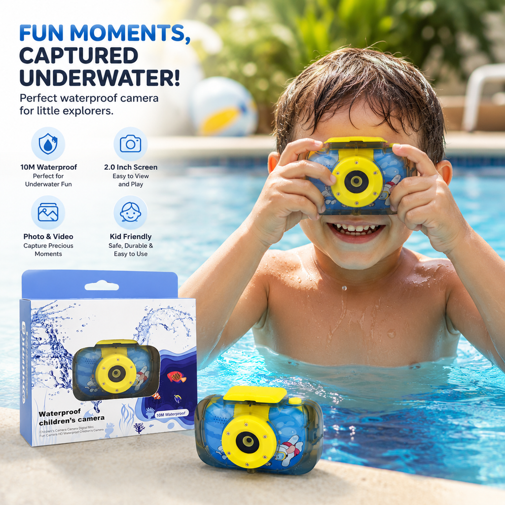 Waterproof Children's Camera – Capture Every Adventure