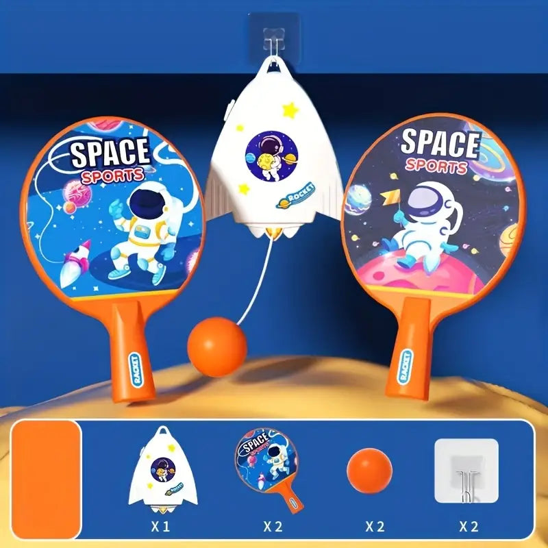 Wall-Mounted Ping Pong Practice Table Tennis Trainer