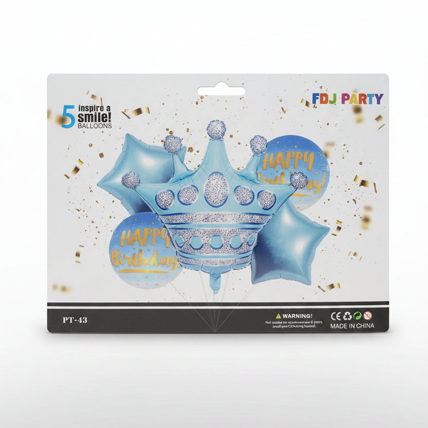Foil balloons Set ( Assorted Designs)