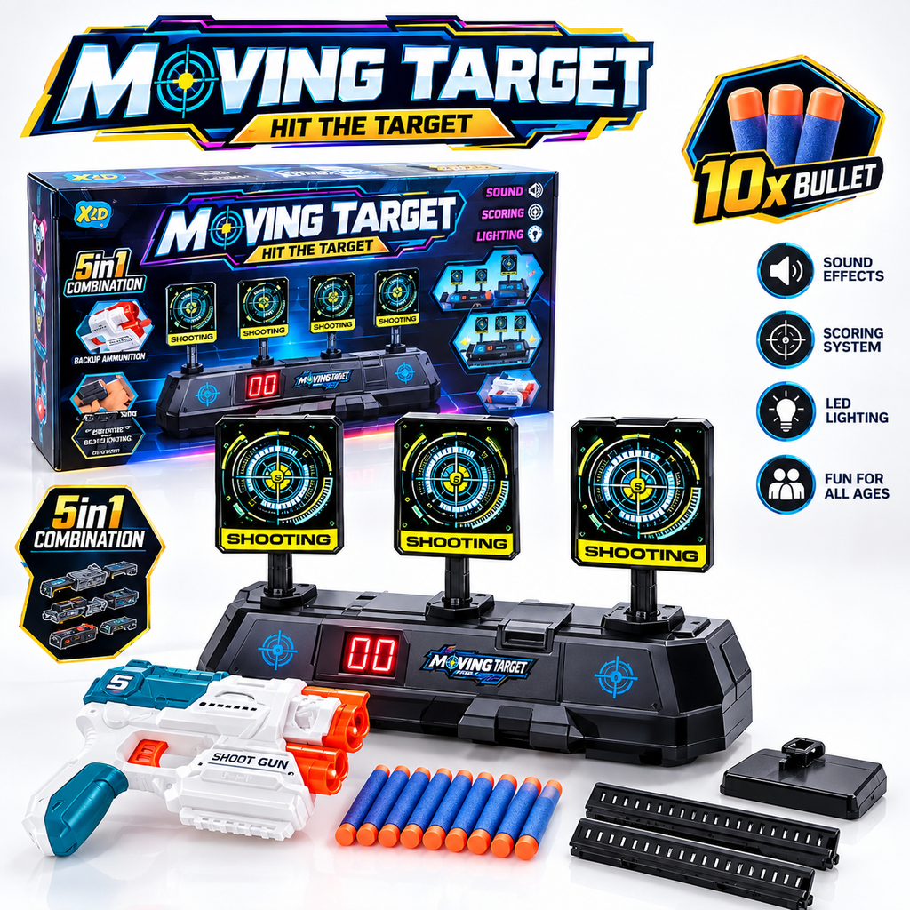 Moving Target Shooting Game for Kids
