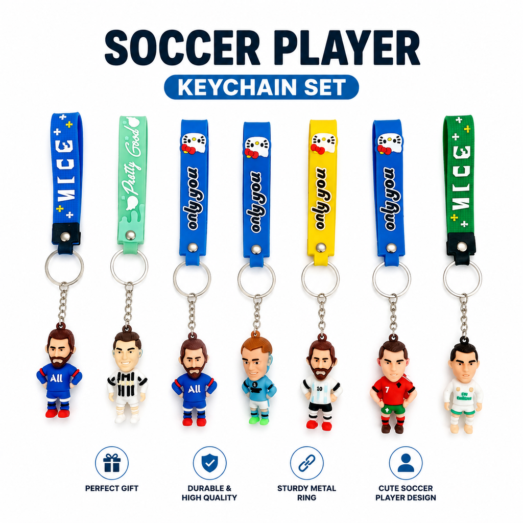 Soccer Player Keychain