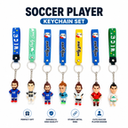 Soccer Player Keychain