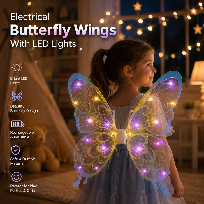 Butterfly Wings With LED Lights
