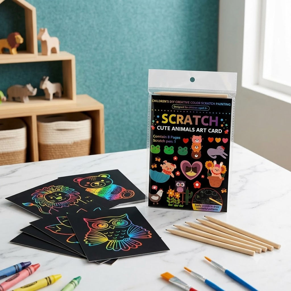 Magic Card Scratch Art Kit