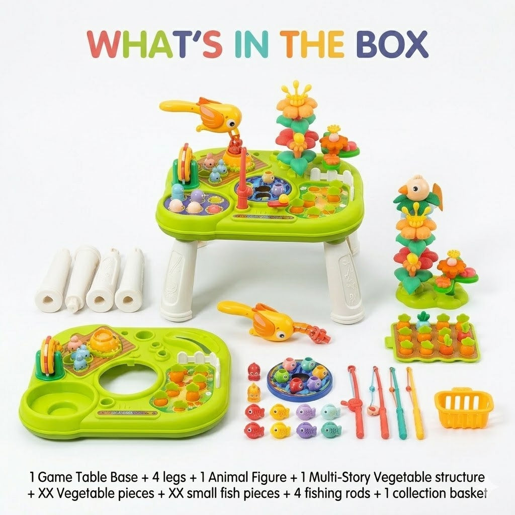 Farm Garden Table – Educational Activity Toy for Kids