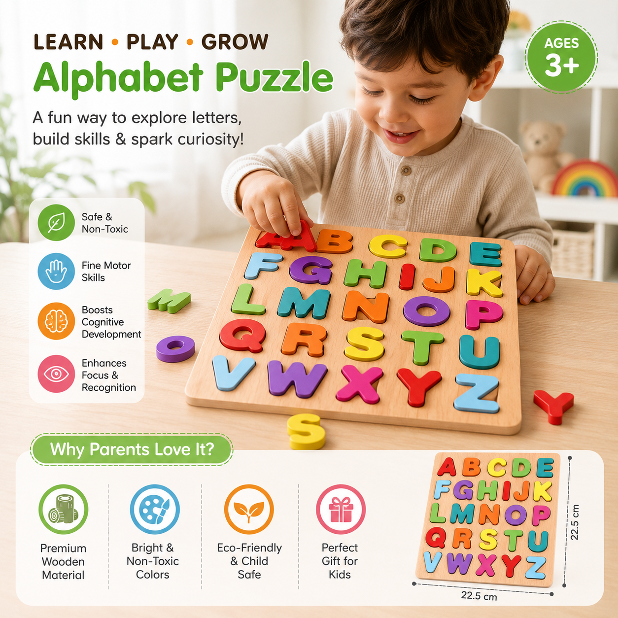 ABC Wooden Puzzle