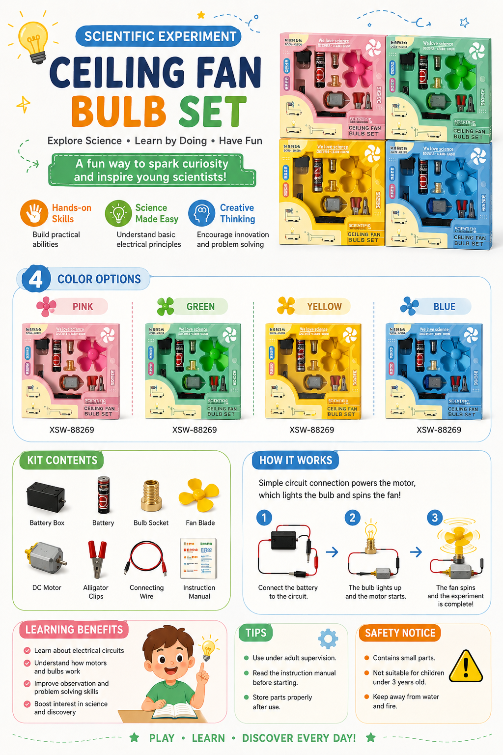 Stem Science Experiment Kit