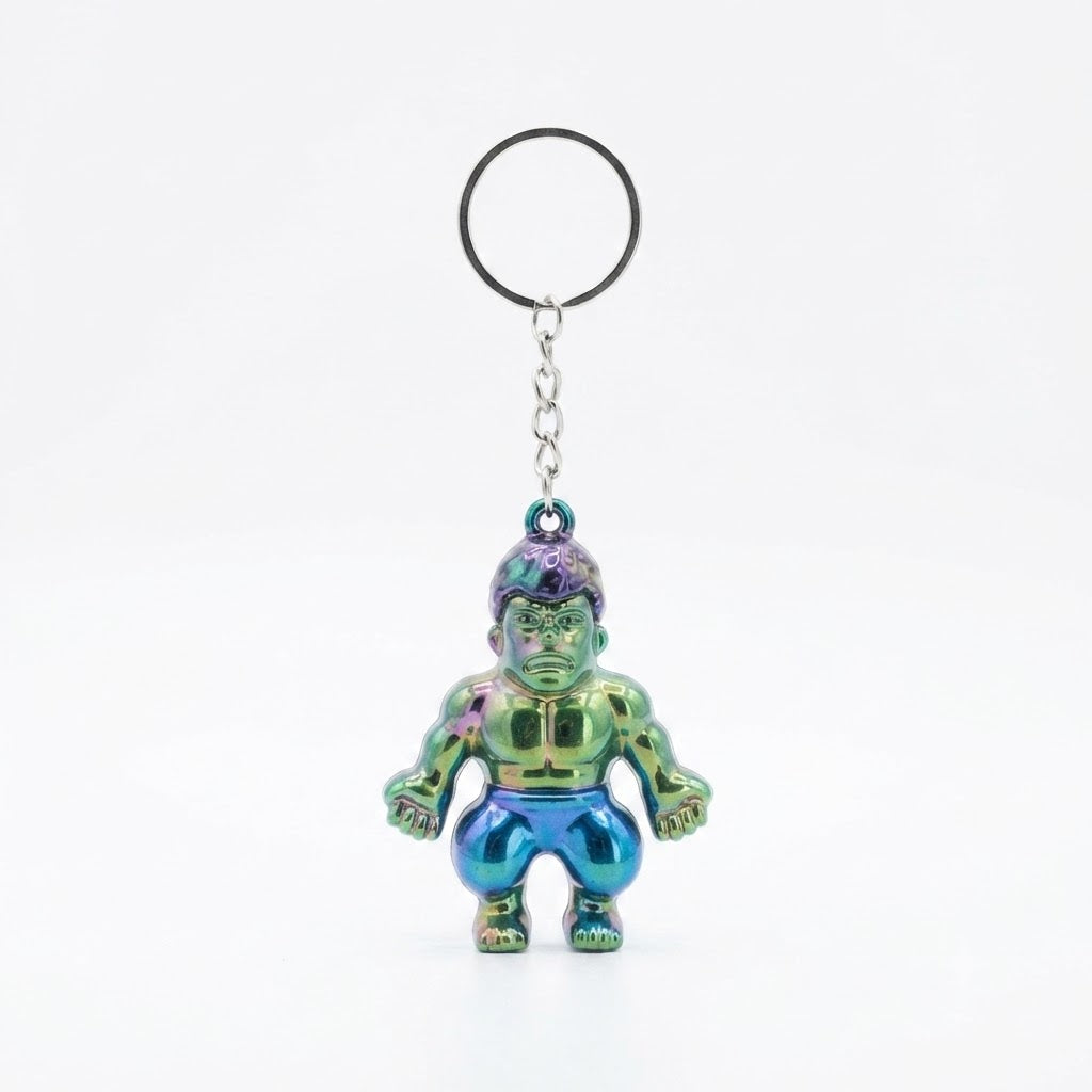 Superhero & Space Astronaut Cartoon Keychain