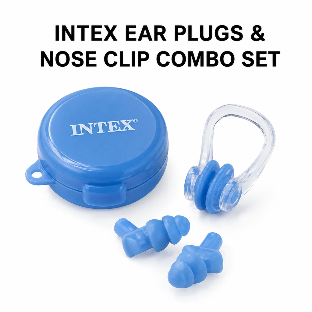 Intex Ear Plugs & Nose Clip Combo Set