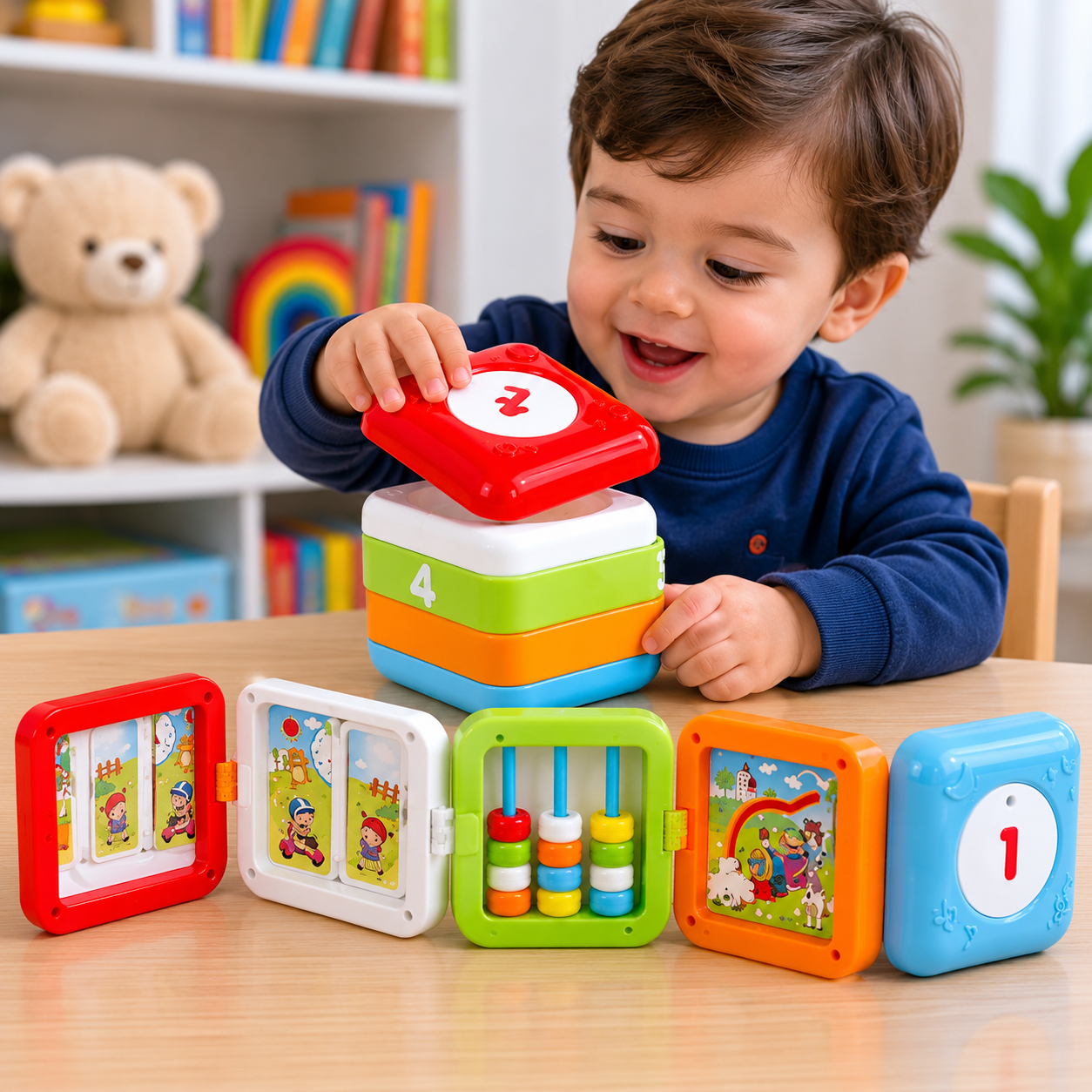 7-in-1 multifunctional Smart Learning Activity Cube