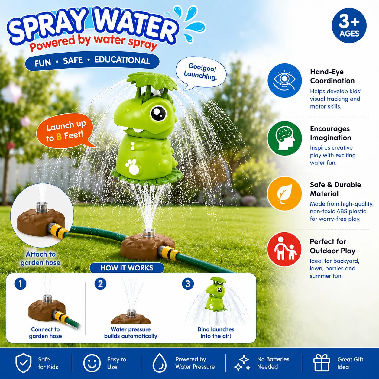 Handheld Rocket Water Spray Launcher