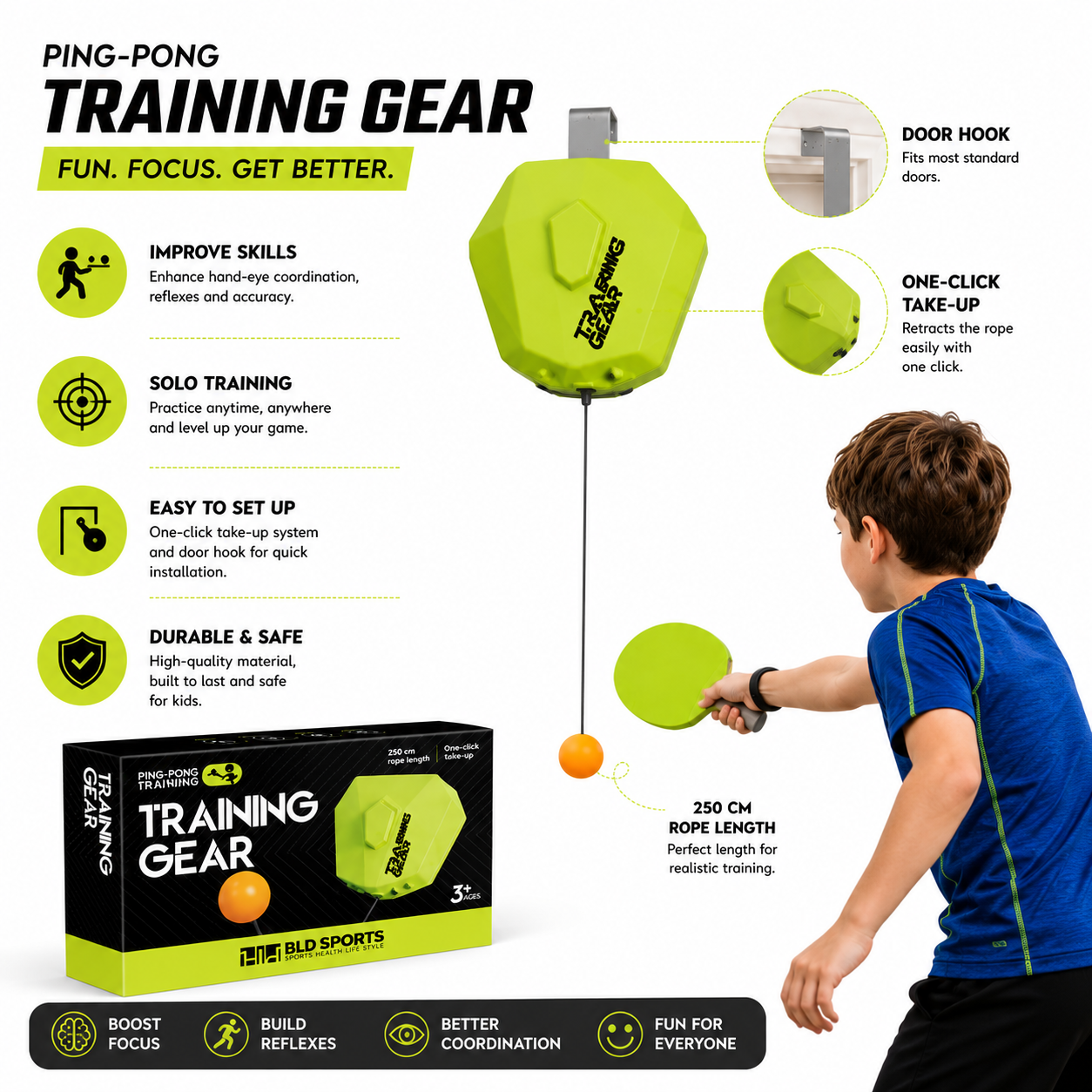 Ping Pong Training Gear for Kids