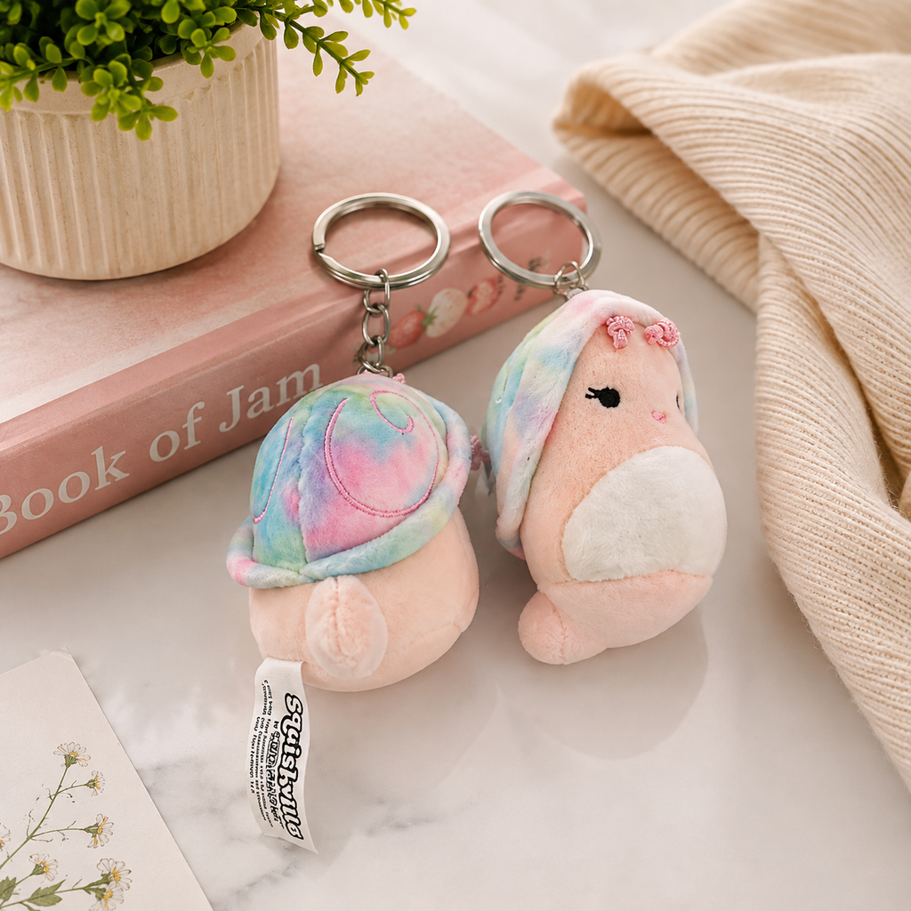 Original Mini Plush Keychains – Cute Kawaii Soft Bag Charms