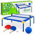 2 in 1 Bouncy Ball Sports Set – Table Tennis & Dodgeball Game for Kids