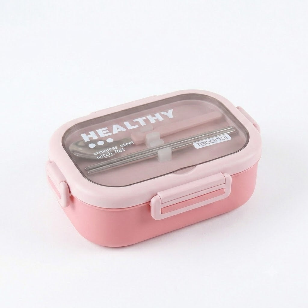 Tedemei Stainless Steel Lunch Box - Chopsticks & Spoon