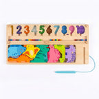 2 in 1 Animal & Fruit Number Walking Beads