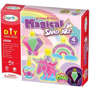 DIY Glitter & Glow Magical Sand Art - JustForKids