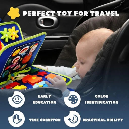The Children's Busy Book – Interactive & Educational Activity Board