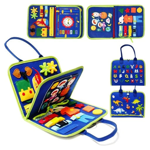 The Children's Busy Book – Interactive & Educational Activity Board