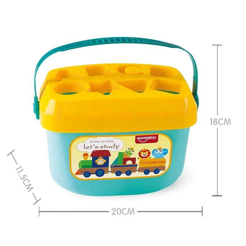 Huanger Baby’s First Blocks – Shape Sorter - JustForKids