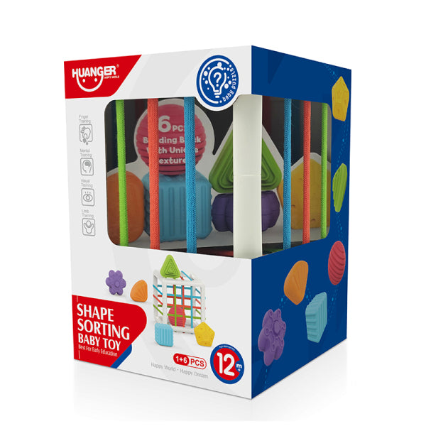 Inny Bin - Shape Sorter Toy (6 Shapes)