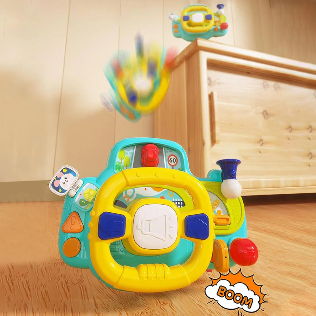 Huanger Steering Wheel - Educational Toys - JustForKids