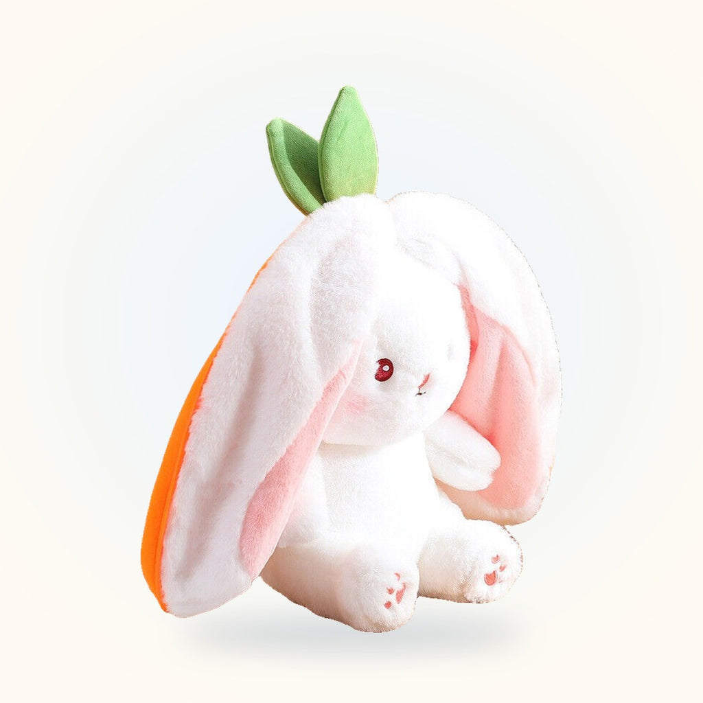 Strawberry Bunny Plush Toy – 2-in-1 Soft Toy