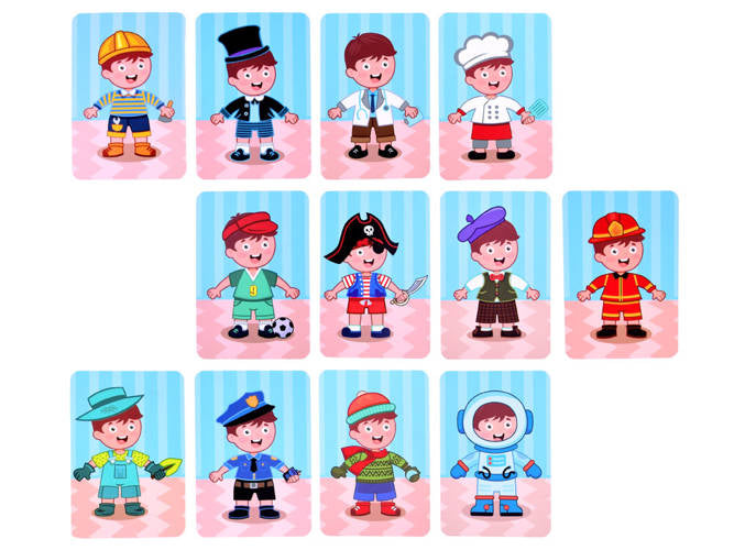 59pcs Magnetic Book For Kids - Baby Cloth Changing