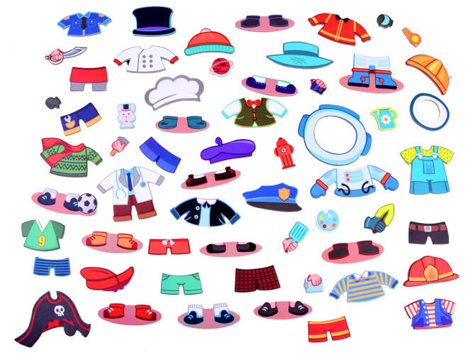 59pcs Magnetic Book For Kids - Baby Cloth Changing