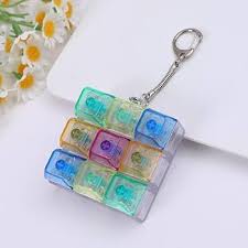 Keyboard Fidget Stress Relief Keychain