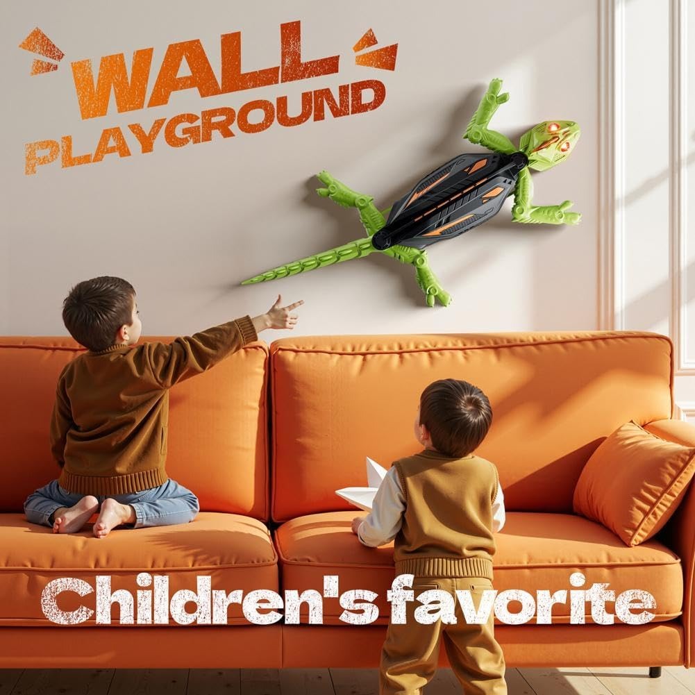 Wall Climbing Gecko Remote Control Robotic Crawling Toy