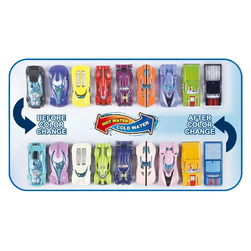 DIY Color-Changing Space Car Wash Playset (22 PCS)