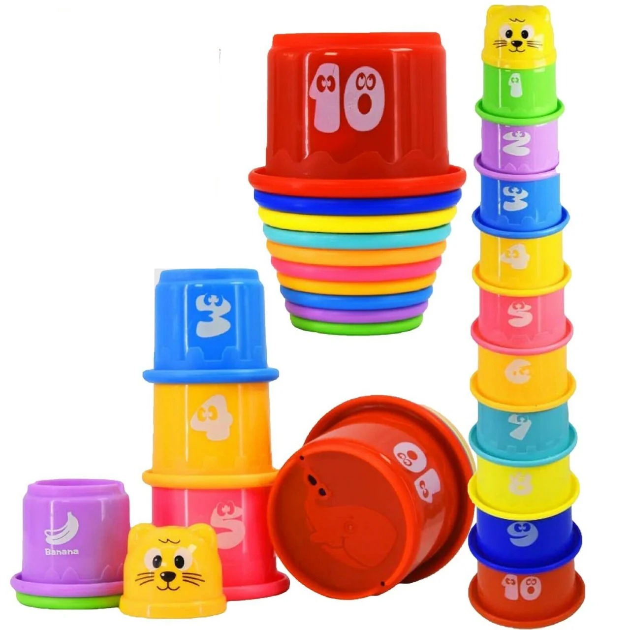 3 in 1 Early Learning Bundle – Stacking, Spinning & Sorting Toy Set