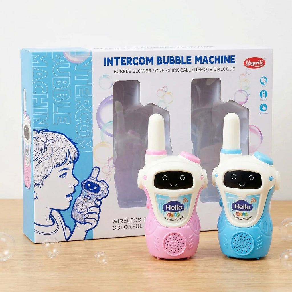 2-in-1 Bubble Blower Walkie Talkie Toy
