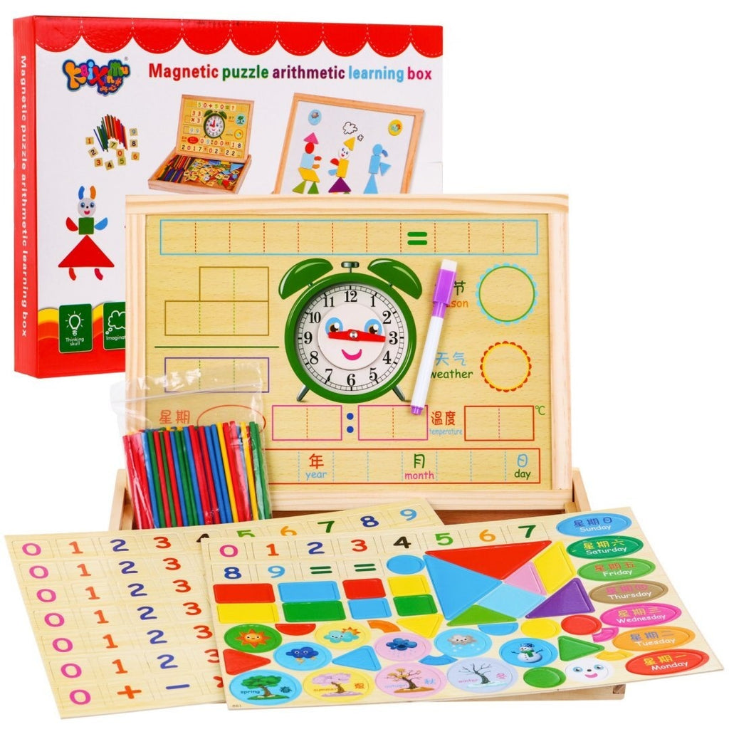 Wooden Magnetic Study Board Set